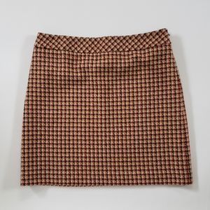 LOFT Textured Tweed Shift Skirt